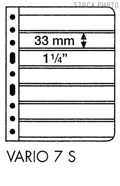 Lighthouse VARIO 7S Stamp Stock Pages -5 Pages