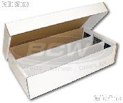 Trading Cards Storage Box by BCW 3000 Count Super Shoe Cardboard Storage Box